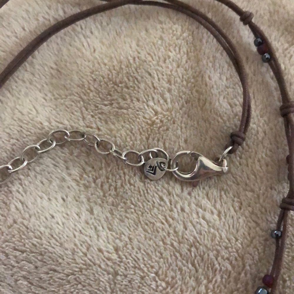 Silpada Silver And Raspberry Quartzite Necklace - image 2